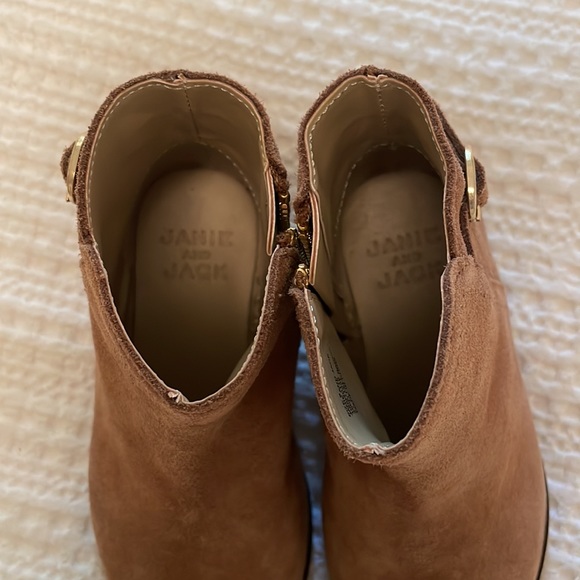 Janie jack brown suede boots booties 9 - Picture 2 of 5